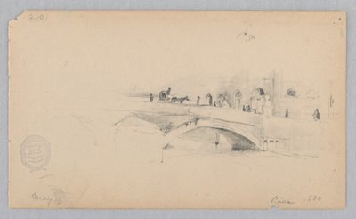ピサ、イタリアのビュー 作： Robert Frederick Blum