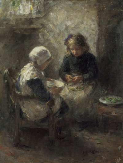エンドウ豆の砲撃 作： Robert Gemmell Hutchison