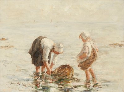 シュリンプ（キャンバスに油彩） 作： Robert Gemmell Hutchison