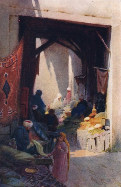 バザール、1880年、1904年 作： Robert George Talbot Kelly