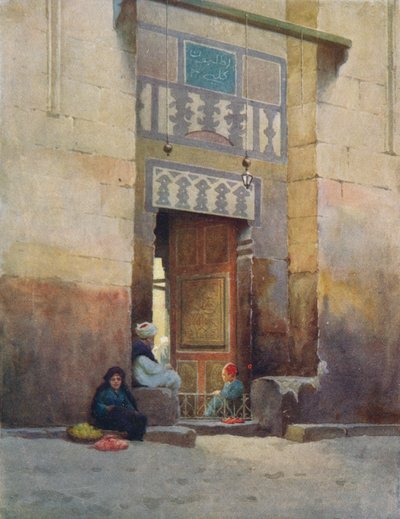 モスクの扉、カイロ、1880年、1904年 作： Robert George Talbot Kelly