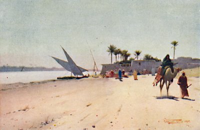 ナイル村、1880年、1904年 作： Robert George Talbot Kelly