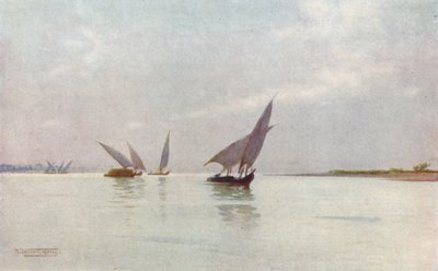 ナイル川の銀色の日、c1880、1904 作： Robert George Talbot Kelly