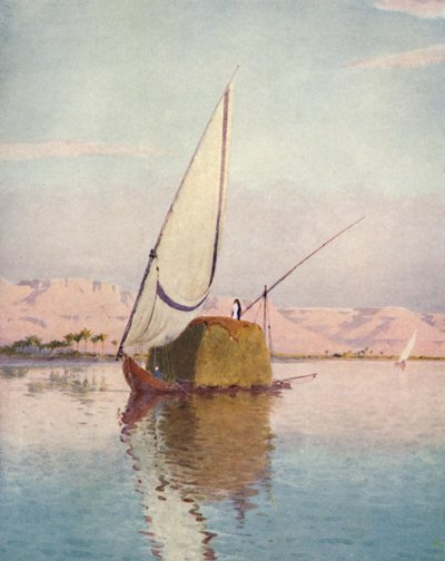 ナイル川のチビンボート、c1880、1904 作： Robert George Talbot Kelly