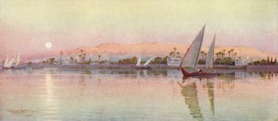 川の夜からのカイロ、c1880、1904 作： Robert George Talbot Kelly