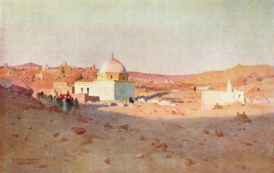 Cufic墓地、Assuan、c1880、1904 作： Robert George Talbot Kelly