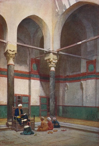 スルタンケローンのモスクのセビール、c1880、1904 作： Robert George Talbot Kelly