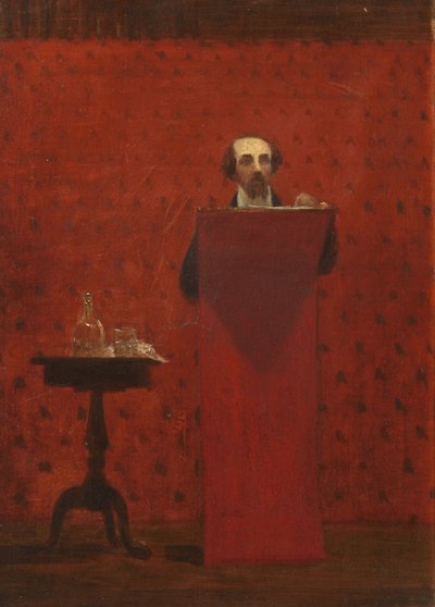 チャールズディケンズ、1858年 作： Robert Hannah