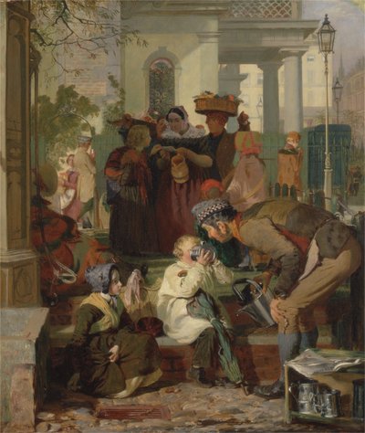 疲れをリフレッシュ、1847年頃 作： Robert Hannah