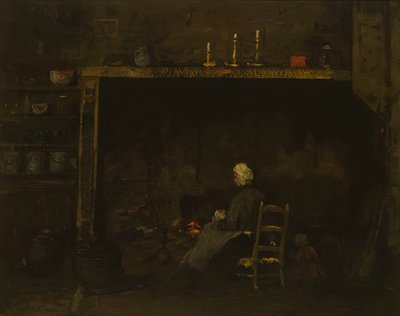 ノルマンディー インテリア、1899 年。 作： Robert Henri