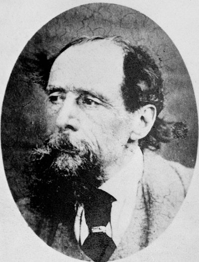 チャールズディケンズ、1863年頃 作： Robert Hindry Mason