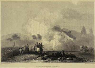 1781年のユータウスプリングスの戦い 作： Robert Hinshelwood