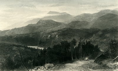 「スモーキー山脈、ノースカロライナ」、1872 年。 作： Robert Hinshelwood