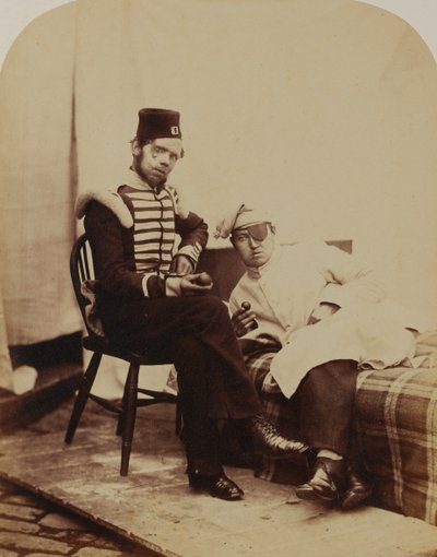 Lockart、31日（ハンティンドンシャー）足連隊、1856年（セピア写真） 作： Robert Howlett