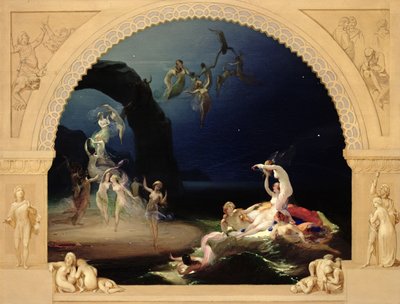 これらの黄色い砂に来る（パネル） 作： Robert Huskisson