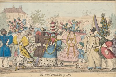 1827年の怪物 作： Robert Isaac Cruikshank