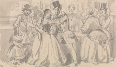 下層社会での公共のリフレッシュ 作： Robert Isaac Cruikshank