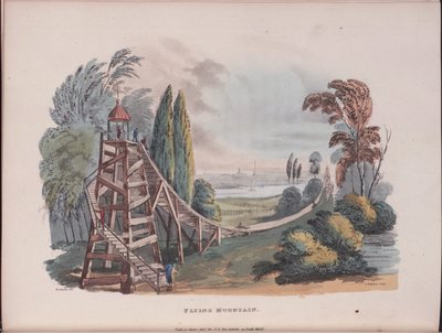 1815年のリトルロシアのフライングマウンテンモンターニュラス 作： Robert Johnston