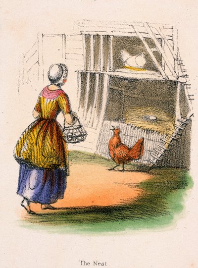 「巣」、c1845 作： Robert Kent Thomas