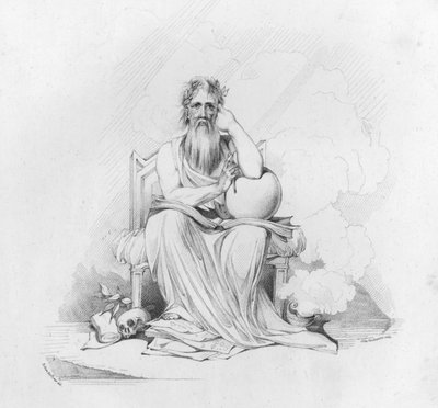 Anacreon Odes」のイラスト（彫刻）。 作： Robert Kerr (after) Porter