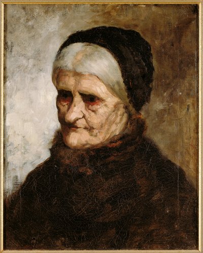 老女の頭、1881 作： Robert Koehler