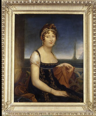 ボルゲーゼ姫（ナポレオン1世の妹）と呼ばれるマリー・ポーレット - Robert Lefevre（1756-1830）作 作： Robert Lefevre