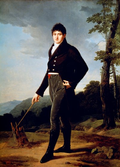 アンドレイ・ベズボロコ伯爵の肖像、1804年。 作： Robert Lefevre