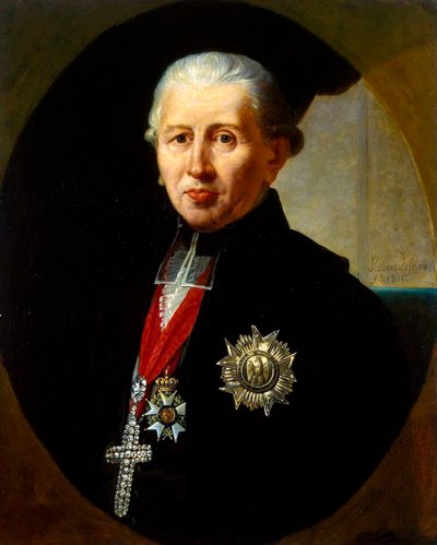 カール・テオドール・フォン・ダルバーグの肖像、1744～1817年、1811年。 作： Robert Lefevre