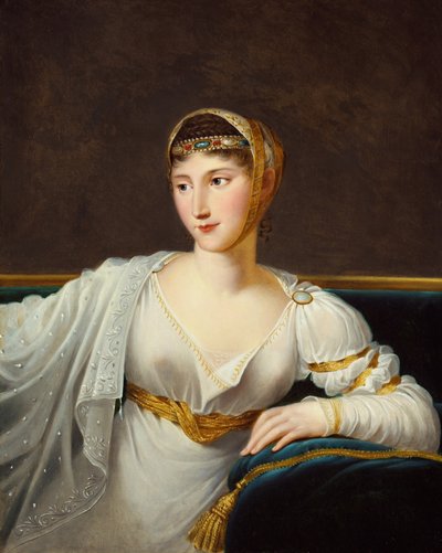 ルクレール将軍の妻、ポーリーヌ・ボルゲーゼ王女の肖像（油彩・キャンバス 作： Robert Lefevre