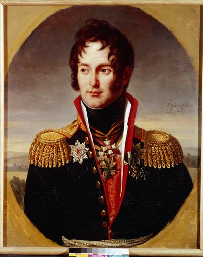 ピョートル・アレクサンドロヴィッチ・チチェリン（1778-1848）の肖像（Piotr Alexandrovitch Tchitcherine 作： Robert Lefevre