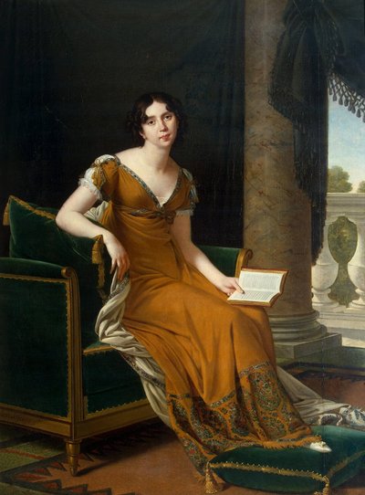 Yelizaveta Demidovaの肖像、1800年から1805年 作： Robert Lefevre