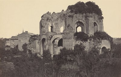 ミネルバ・メディカ神殿とその周辺、1861年（写真） 作： Robert MacPherson