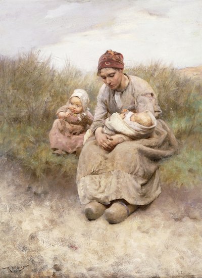 お母さんと子供、 作： Robert McGregor