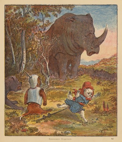 The Kitten Pilgrims: Rhinoceros Sulkyface (カラー リソ) 作： Robert Michael Ballantyne