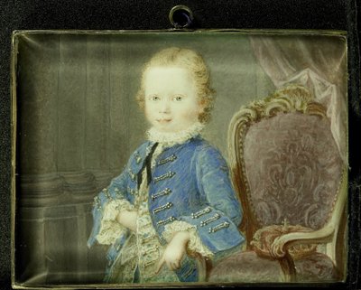 ウィレム 5 世 (1748 年 - 1806 年)、子供の頃のオレンジ ナッソー公 作： Robert Mussard