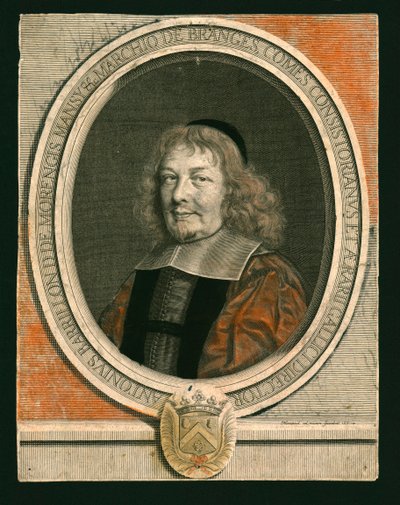 アントワーヌバリヨンドモランギス、c1661。 作： Robert Nanteuil