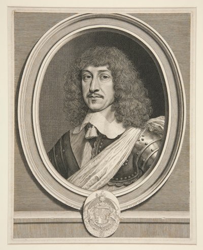 ペルノン公ベルナール・ド・フォワ・ド・ラ・ヴァレット (1592-1661) 作： Robert Nanteuil