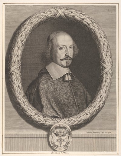 ジュールマザリン枢機卿、1656年。 作： Robert Nanteuil
