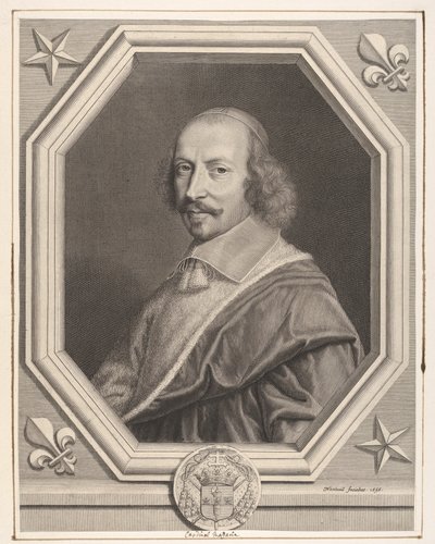 ジュールマザリン枢機卿、1656年。 作： Robert Nanteuil