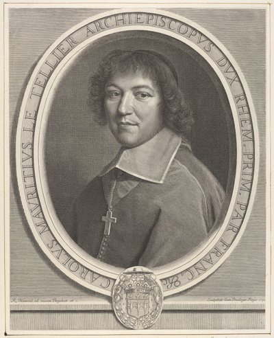 シャルルモーリスルテリエ、1671年。 作： Robert Nanteuil
