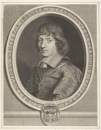 フランソワドクレルモントネール、ca。 1655年。 作： Robert Nanteuil