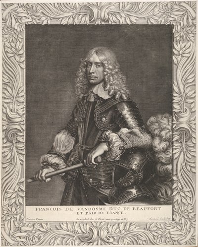 フランソワ・ド・ヴァンドーム、公爵のビューフォート、ca。 1649 作： Robert Nanteuil