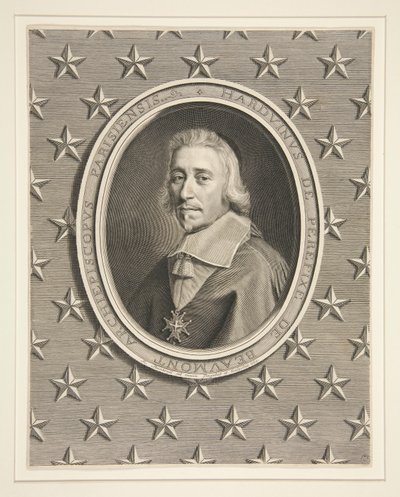 Hardouin de Péréfixe de Beaumont、パリ大司教 (パリ大司教) (1605-1671) 作： Robert Nanteuil