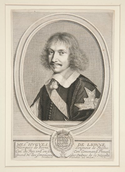 ユーグ・ド・リオーネ、ベルニ侯爵 (1611-1671) 作： Robert Nanteuil