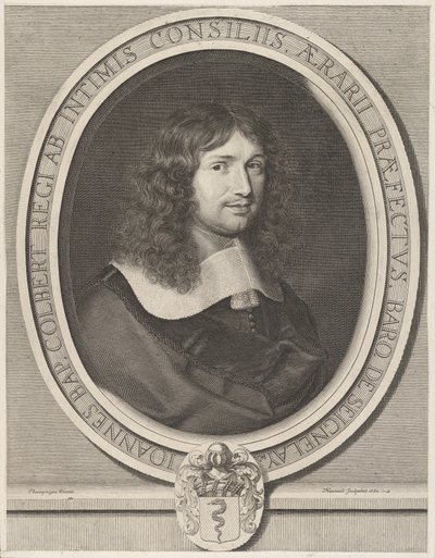 ジャンバティストコルベール、1660年。 作： Robert Nanteuil