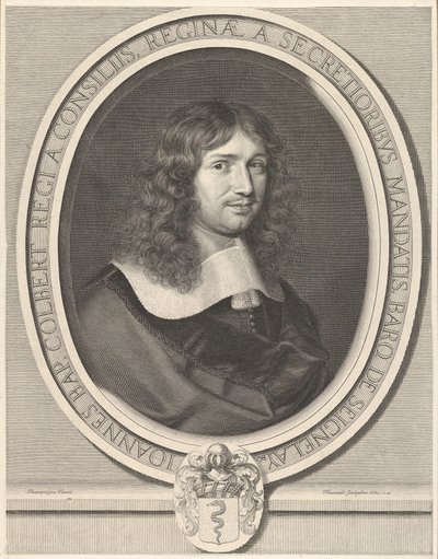 ジャンバティストコルベール、1660年。 作： Robert Nanteuil