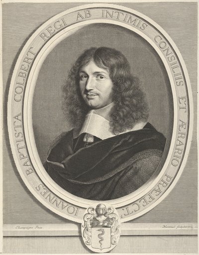 ジャンバティストコルベール、1662年。 作： Robert Nanteuil