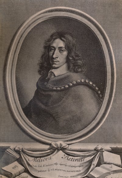 ジョン・イブリン、英語作家、庭師、ダイアリスト、c1650 1894 作： Robert Nanteuil