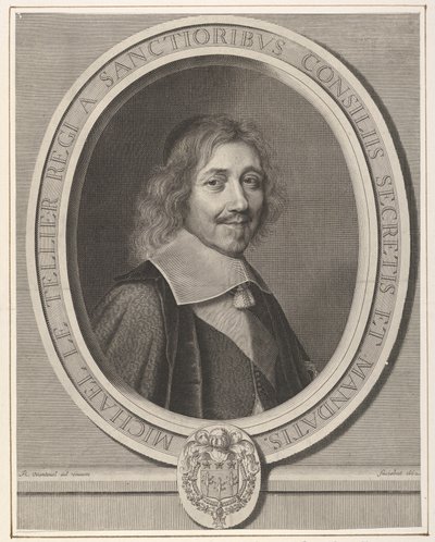 マイケルIVルテリエ首相、1662年。 作： Robert Nanteuil