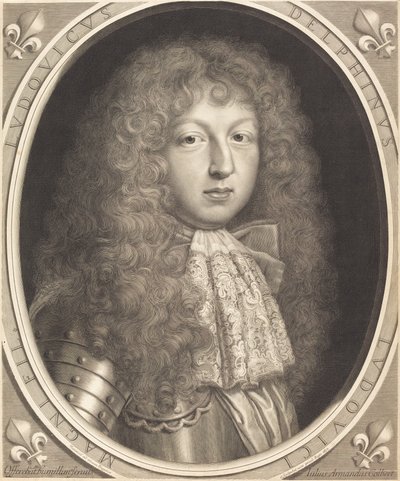 フランス王太子ルイ 作： Robert Nanteuil